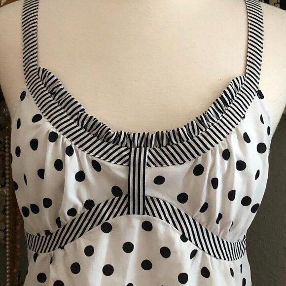 Ann Taylor LOFT Polka Dot & Stripes Camisole - Picture 7 of 8